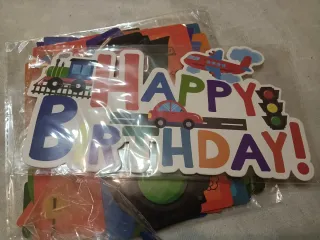 Pack Fiesta Cumpleaños Infantil Vehículos