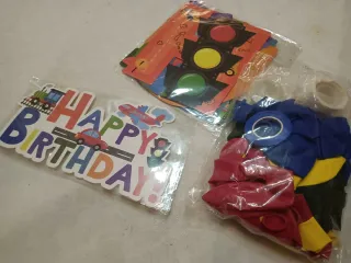 Pack Fiesta Cumpleaños Infantil Vehículos