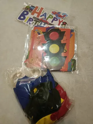 Pack Fiesta Cumpleaños Infantil Vehículos