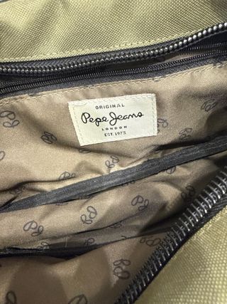 Riñonera Pepe Jeans verde y amarilla