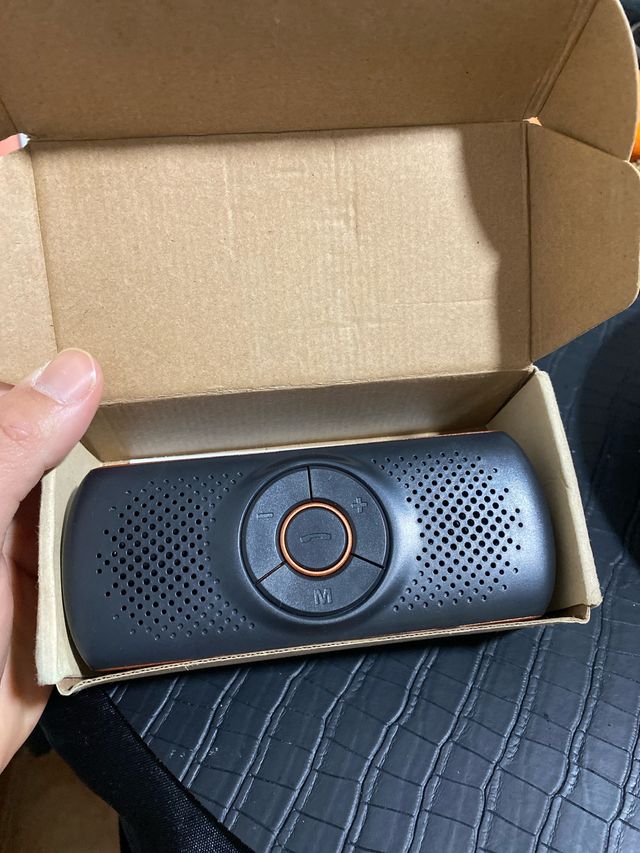 Altavoz Bluetooth Manos Libres Negro/Naranja