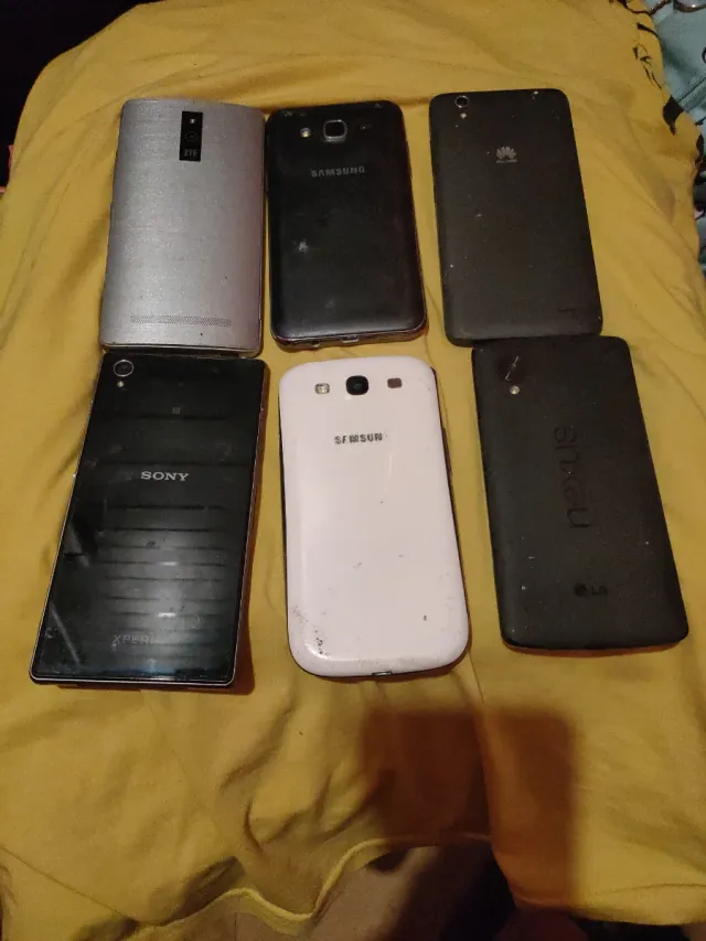 Lote 6 Móviles: Samsung, Sony, LG, Huawei, ZTE