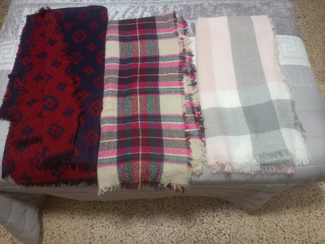 Pañuelos grandes calentitos mujer