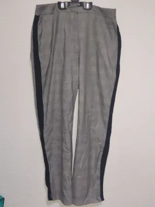 Pantalón elegante hombre cuadros