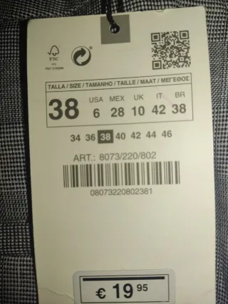 Pantalón elegante hombre cuadros