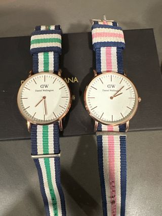 2 Relojes Daniel Wellington