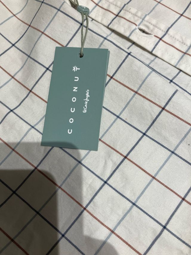 Camisa cuadros niño 9-10 años