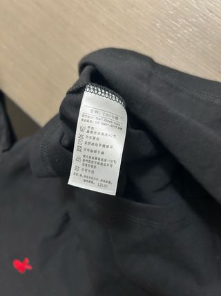 Camiseta AMI Paris Negra Talla M