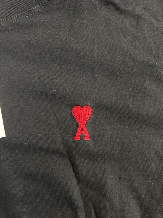 Camiseta AMI Paris Negra Talla M