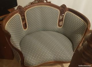 Coppia di poltrone Bergère in stile Luigi XVI