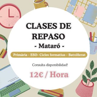 Clases particulares en Mataró