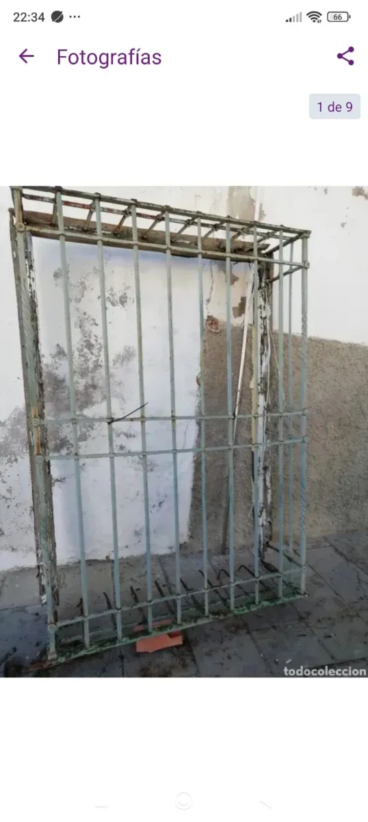 Rejas antiguas de hierro forjado