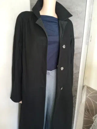 Cappotto trench oversize  donna vintage double fac