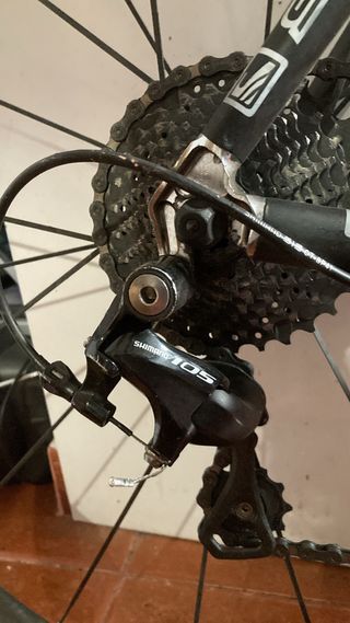 Bicicleta carretera  Scott Addict RC Negra TALLA M