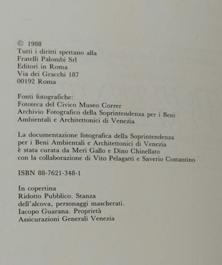 Antichi ridotti veneziani - Zucchetta - 1988