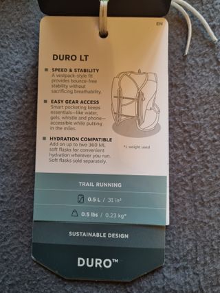 zaino gilet Osprey Duro LT  tg. S col. Verde *NEW