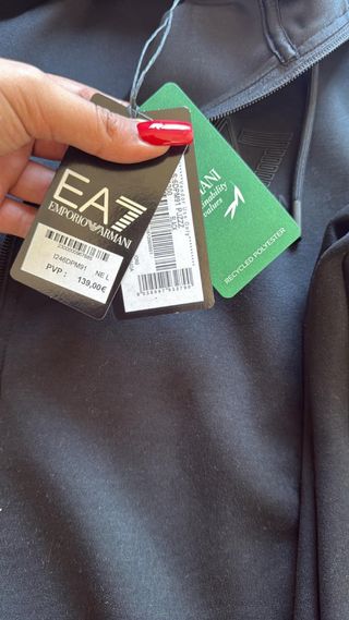 EA7 Emporio Armani Chándal Negro Nuevo talla L