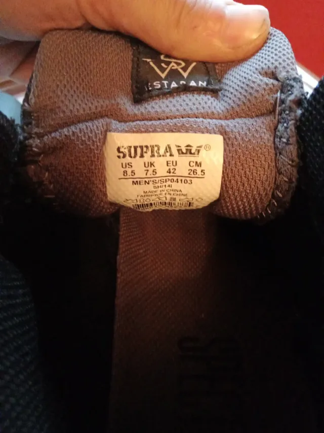 Tênis Supra Estaban Black Snake Tamanho 42