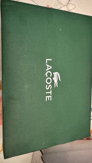 Zapatillas Lacoste Azul y Naranja