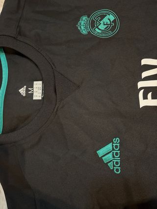 Camiseta Real Madrid Adidas Talla M Negra/Verde