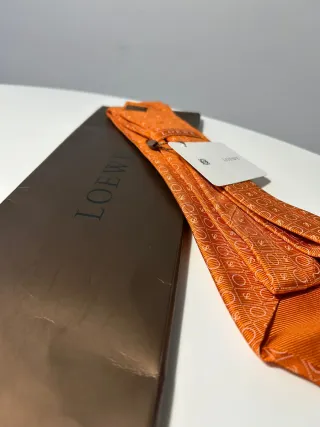 Corbata Loewe Naranja Nueva