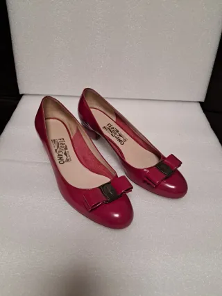 Salvatore Ferragamo Zapatos Mujer Rosa/Rojo