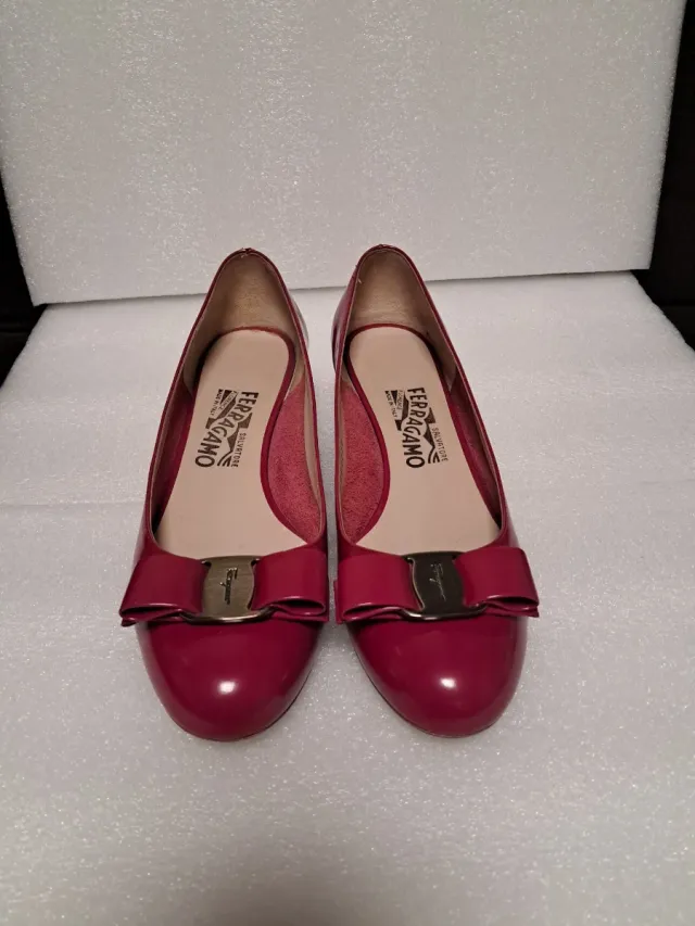 Salvatore Ferragamo Zapatos Mujer Rosa/Rojo