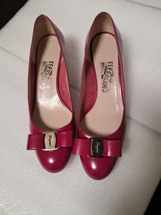 Salvatore Ferragamo Zapatos Mujer Rosa/Rojo