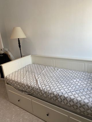 Diván IKEA Hemnes Blanco con Cajones