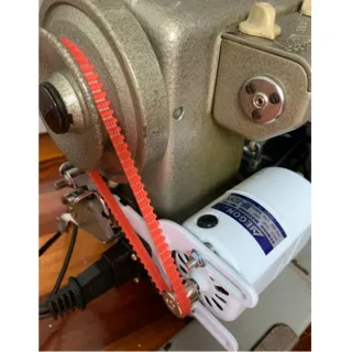 Motor externo Blanco Máquina Coser