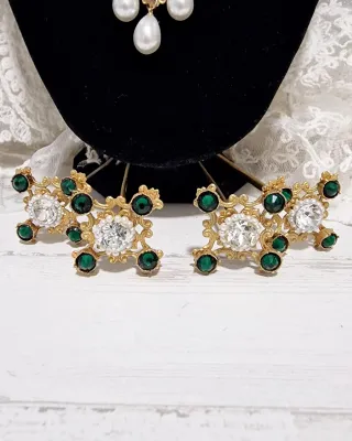 Aderezo fallero verde oro