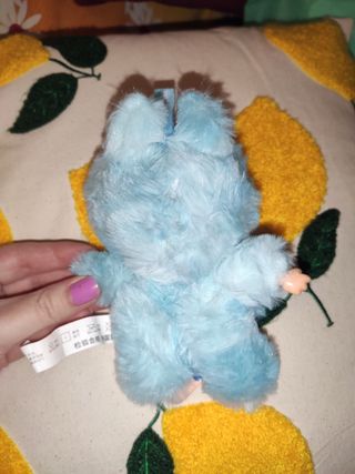 Labubu peluche azzurro