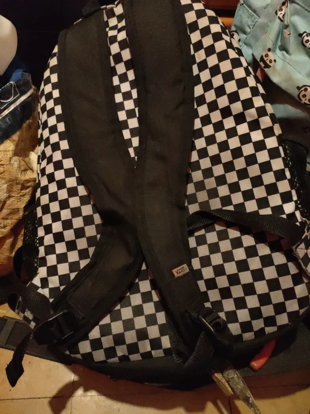Mochila Vans Checkerboard Negra