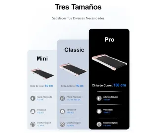 Cinta de Correr Plegable Rosa