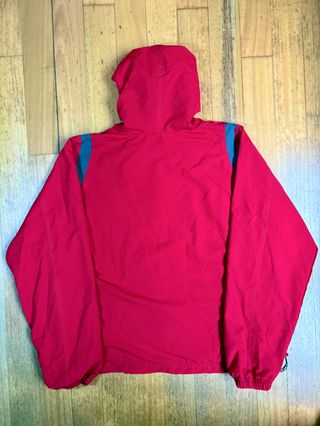 Reebok Cortavientos Vintage 90s Roja L Full Zip
