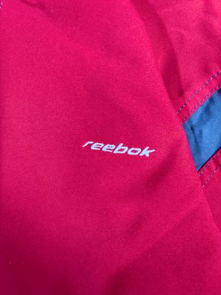 Reebok Cortavientos Vintage 90s Roja L Full Zip