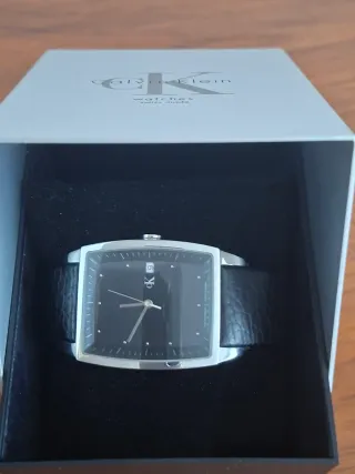 Reloj Calvin Klein Hombre Negro/Plata