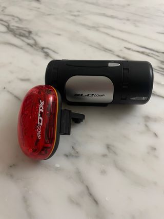 Luces XLC Comp MTB Delantera y Trasera, SIN ACOPLE