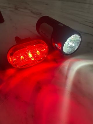 Luces XLC Comp MTB Delantera y Trasera, SIN ACOPLE