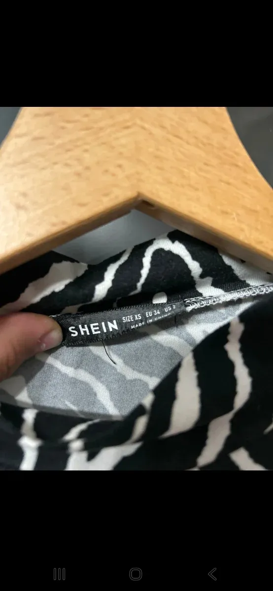 Vestido Shein Cebra Talla XS