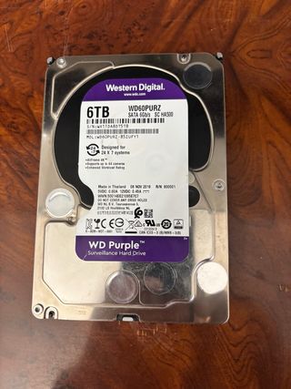 Disco Duro WD Purple 6TB WD60PURZ