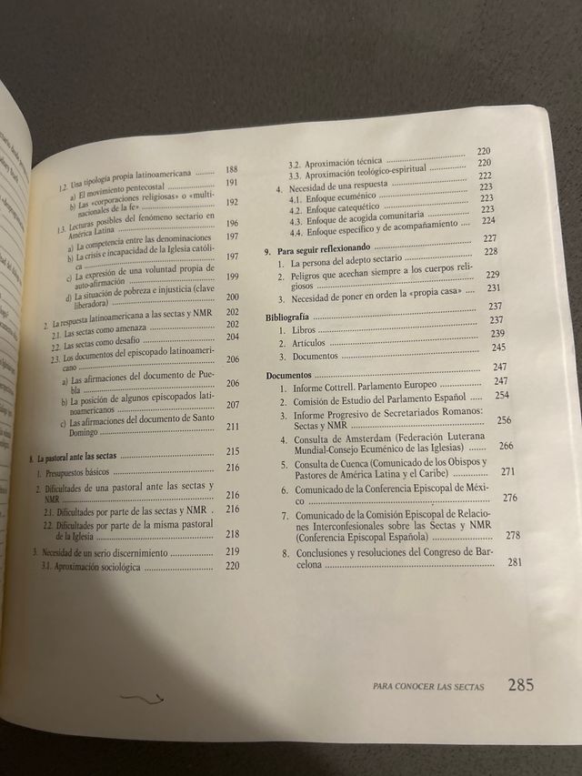 Para conocer las sectas panorámica de la nueva ...