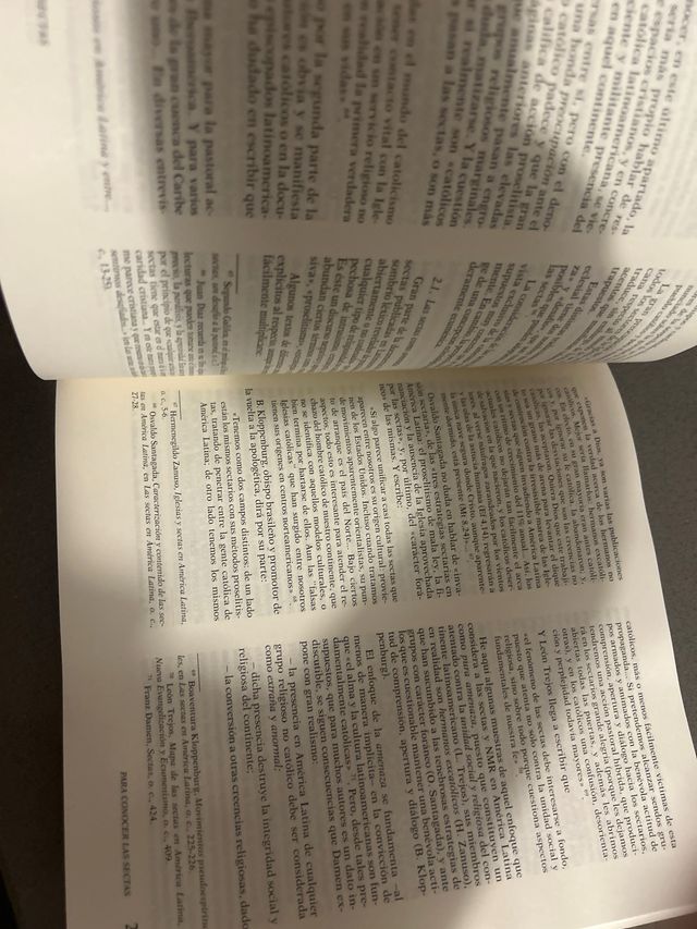 Para conocer las sectas panorámica de la nueva ...