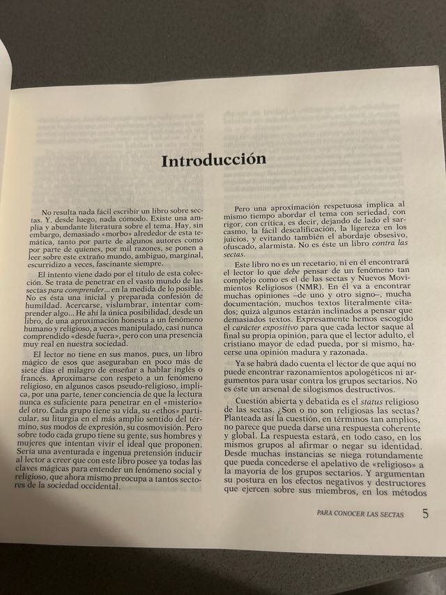 Para conocer las sectas panorámica de la nueva ...