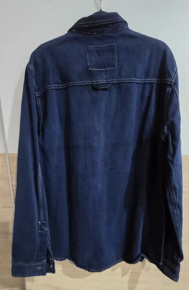 Sobrecamisa tejana hombre azul