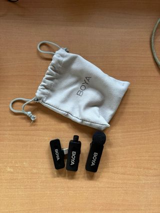 Microfone Duplo Lapela BOYA BY-V20