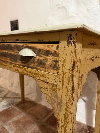 Mesa Tocinera Restaurada Madera