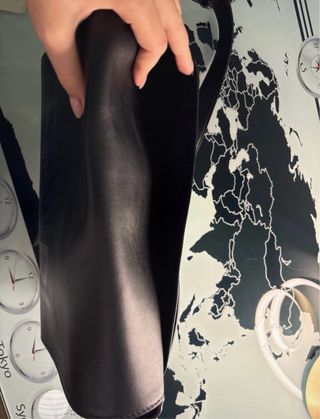 Borsa Fendi Pelle Nera Logo Roma