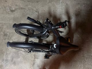 Bicicleta Plegable BTWIN Negra