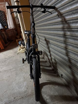 Bicicleta Plegable BTWIN Negra